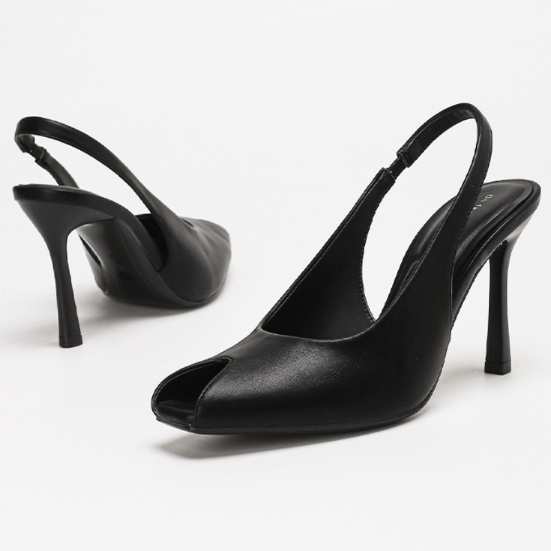 Sexy Slingback High Heels Wome - Casual Sandal Leather recension och pris