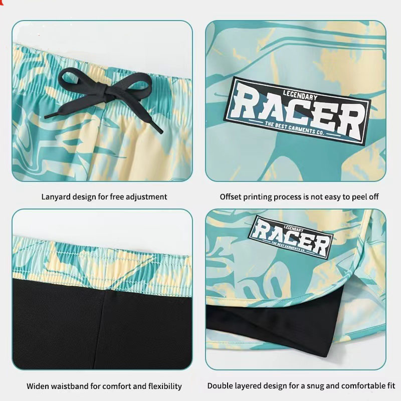 Swimming Trunks Adult Double L - Swim Trunk Quick Dry recension och pris