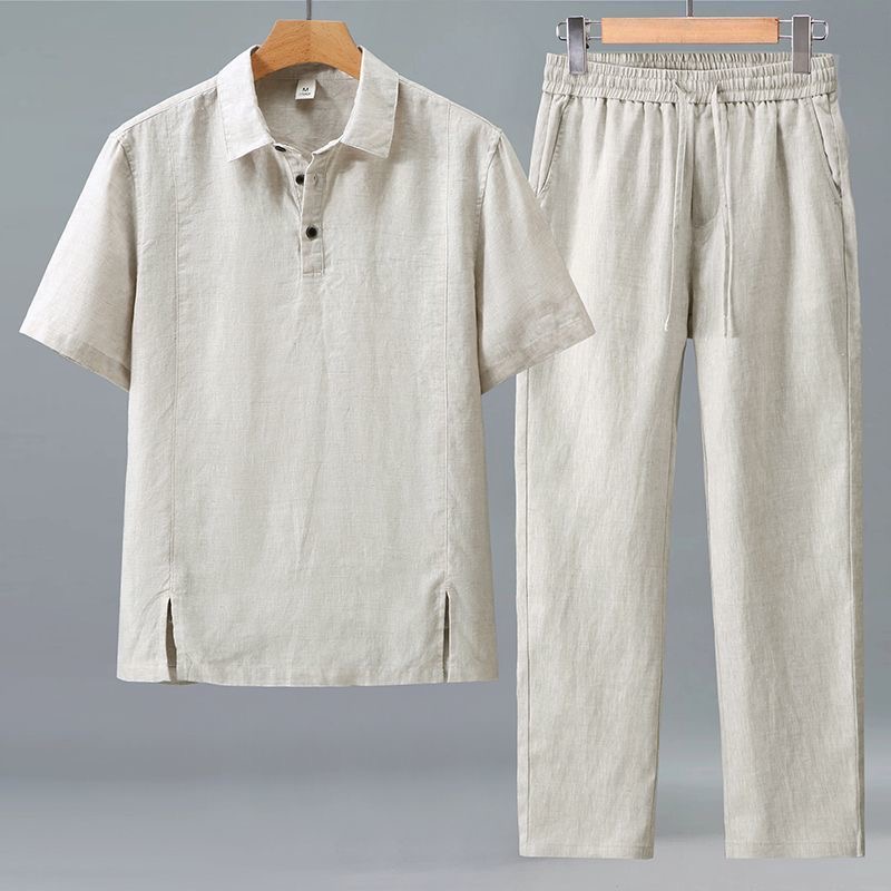 Spring/Summer Fashion Retro Sp - Short Linen Drawstring recension och pris