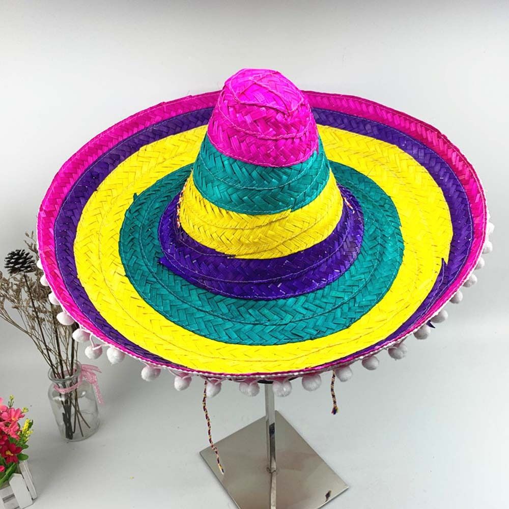 Wide Brim Mexican Party Hat Na - Bucket Hat Straw recension och pris