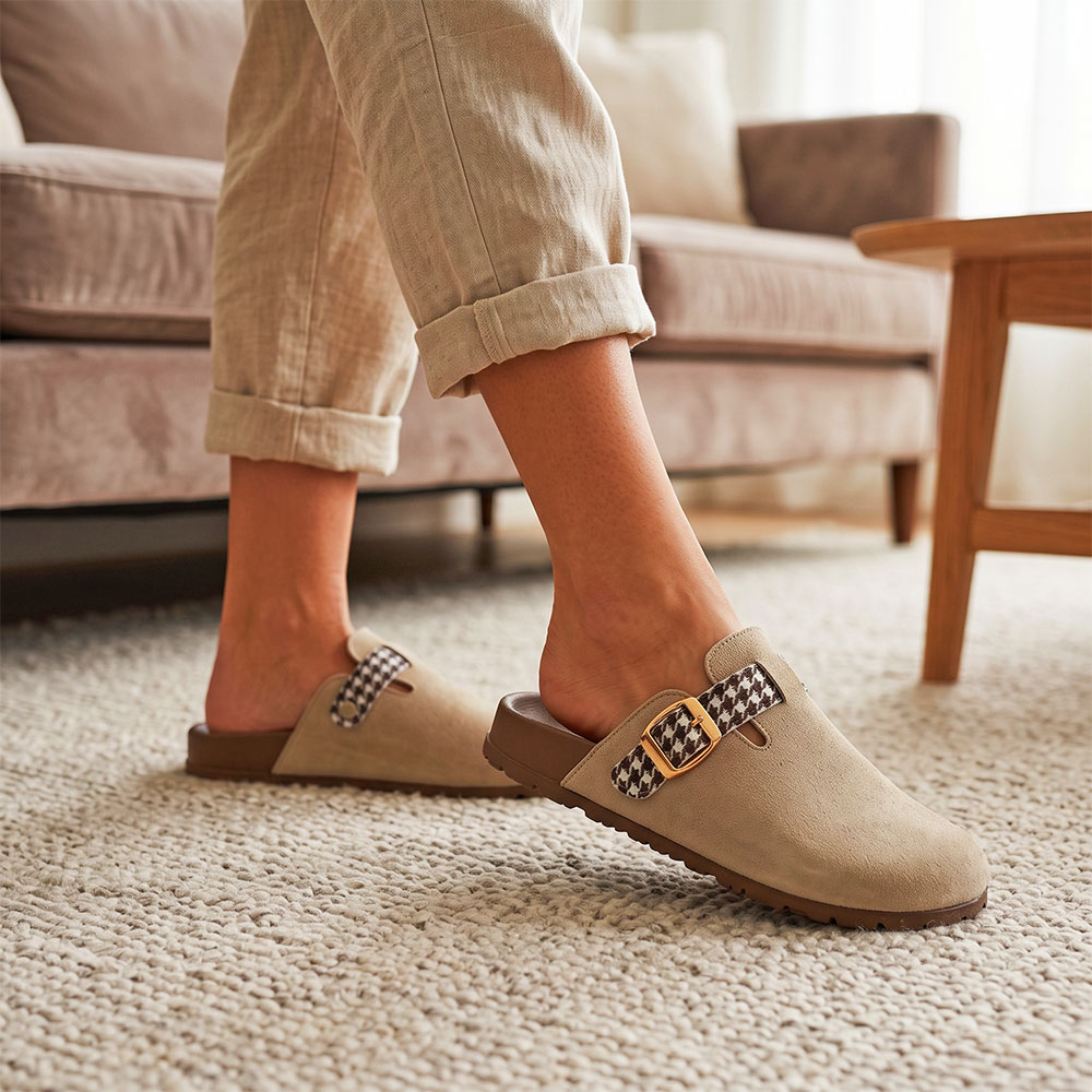 Women's Closed‑Toe Mules Slipp - Espadrille Slip On recension och pris
